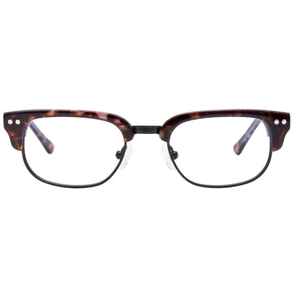 TAKUMI TK1069 Eyeglasses 010 Brown   Crystal   Black   Blue 44mm